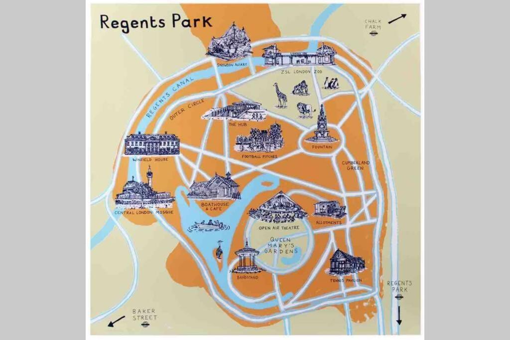 Marylebone Mayfair Hyde & Regents Park W1 Лондон Экстерьер фото